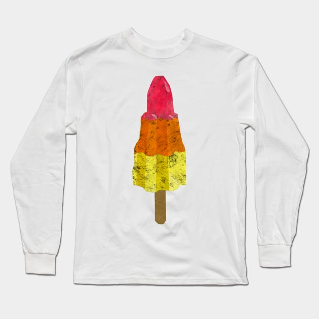 Ice lolly - citrus rocket Long Sleeve T-Shirt by Babban Gaelg